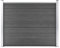 Yolola WPC Zaun Zaunelement Set WPC Sichtschutzzaun Komplettset mit 180 x 146 cm WPC Sichtschutzzaun Windschutz, Zaun Gartenzaun Wpc Zaun Komplettset Schwarz