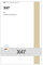 X47 A5-Leporello/Faltplaner (kein Heft) / Faltplaner Projektliste (H200 mm x B 125 mm, 7 Blätter, 14 Seiten) für das revolutionäre Notizbuch mit auswechselbaren Heften