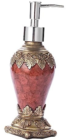 Beavorty Flacon Rechargeable avec Design Rétro Européen Bouteille Vide pour Lotion Gel Ou Pratique Et Élégant pour Salle De Bain Et Cuisine