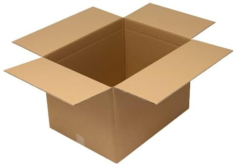 DENIOS Wellpapp-Faltkarton 2-wellig, Innenmaß 600 x 450 x 400 mm, Format A2, Qualität 2.30BC