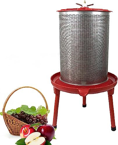 Fruchtpresse Obstpresse, Apfelweinpresse aus Edelstahl, wasserbetriebene hydraulische Obstweinpresse, Bienenwachs-Käseextraktor, Zubehör for Haushaltsküchengeräte (Size : 40L)