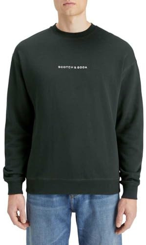 Scotch & Soda Herren Core - Logo Front Chest Sweatshirt Sweatshirt (1er Pack)