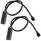 PWM Lüfterverteiler PC 5-fach Splitter Hub Adapterkabel für 12V Desktop Computer Cooler Gehäuselüfter 4-Pin & 3-Pin 35cm (2 Stück)