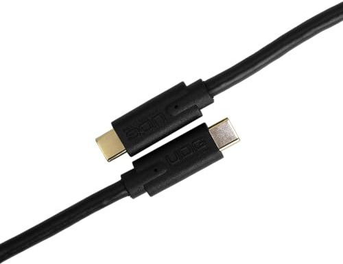 UDG Ultimate USB Cable - USB 3.2 C-C - High-Speed, Audio-optimiert – Schwarz, Gerade, 1.5 m (U99001BL)