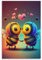 Tiny Love Bees Poster, Reproduktion, dekorative Gemälde, Leinwand, Wandposter und Kunstdruck, modernes Familienschlafzimmer, 40 x 60 cm