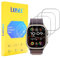 LUSEE Schutzfolie Kompatibel mit Apple Watch Ultra 2 49MM Displayschutzfolie mit Positionierhilfe, 3 Stück Displayschutz [9H Härte] [Anti Kratzer] HD Glas Temperglas Folie