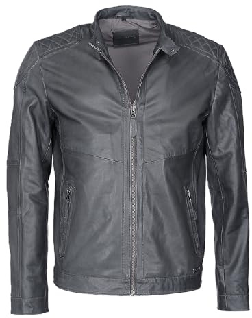 MUSTANG Herren Lederjacke Max Anthra M