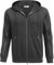 PINSPARK Herren Kapuzenpullover Hoodie Langarm Sweatjacke Kapuzenjacke Dialysejacke Sweatshirt mit Reißverschluss und Taschen Dunkelgrau XXL
