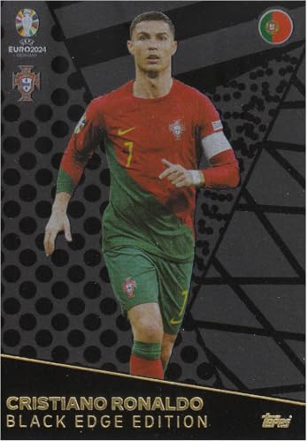 Cristiano Ronaldo Top Speed 34,2 km/h Black Edge Edition Fußball Karte Portugal