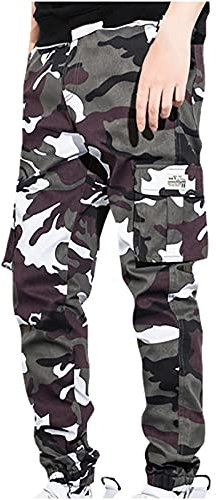 AEGJEGVD Pantalon Cargo Homme Militaire Camouflage Tactique de Chasse, Survêtement, Jogging et Randonnée