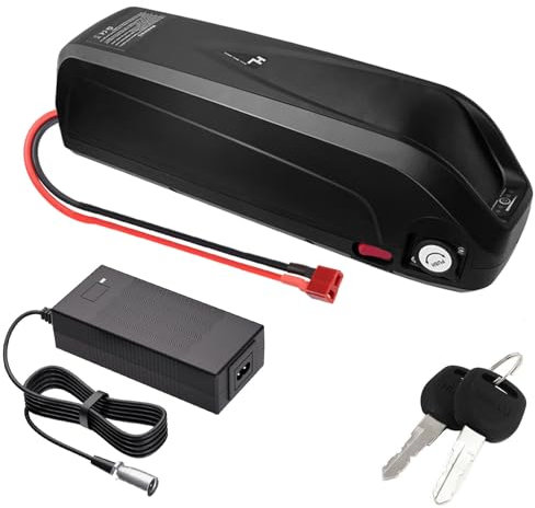 JHKJ Elektrofahrradakku 36V E-Bike Akku 36V 15Ah 17,5Ah 20Ah 25Ah 30Ah Lithium Elektrofahrradakku mit Sicherheitsschloss und Batterieschalter für 500W 700W 900W 1100W Motorkits,36v17.5ah