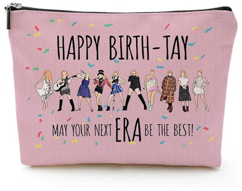 FDEETY Trousse per Trucchi Singer Cosmetic Makeup Bag Music Album Amante Regalo Cantante Concerto Cerniera Pouch Bag Singer Tour Merchandise