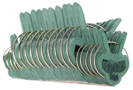 Lot de 50 pinces à plantes réutilisables pour plantes grimpantes, tomates, concombres, roses et autres plantes grimpantes, 3 x 4,5 cm