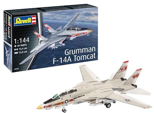 Revell Grumman F-14A Tomcat 03782 Maquette en Plastique Non construit/Non Peint à l'échelle 1:144