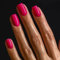 MouyouGlow Press on Nails Kurz,Squoval Light Deep Neon Rosa Einfarbige Glossy Fake Nails Kunstnägel mit Nagelkleber,Rose Pink Color Solid Künstliche Fingernägel