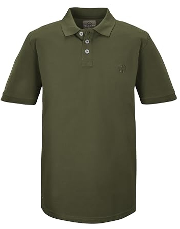 G.I.G.A. DX Herren Poloshirt/Polo Shirt GS 5 MN PLSHRT GOTS, olivgrün, M, 42648-000