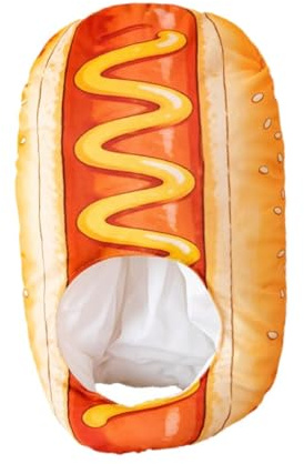 FewNvWa Hot Dog Hut, Lustige Kopfbedeckung für Partys, Feiertage, Halloween, Erwachsene