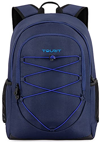 TOURIT Sac à Dos Isotherme Imperméable Ultra Léger 25L pour Picnic Camping Voyage Randonnée, Bleu-Violet