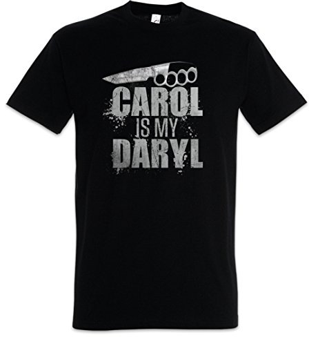 Urban Backwoods Carol is My Daryl Herren T-Shirt Schwarz Größe L