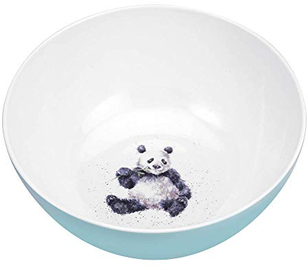 RW WNOF2230-XL Wrendale-Insalatiera in melamina, Motivo: Panda, Ceramica