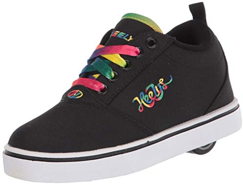 Heelys Mädchen Pro 20 (He100771) Schuh mit Rollabsatz, Schwarzer Regenbogen, 35 EU