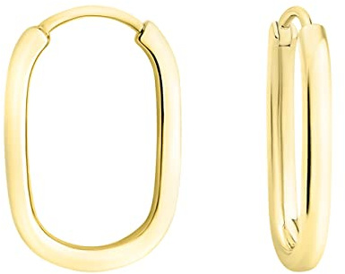 SOFIA MILANI - Damen Ohrringe 925 Silber - Ovale Creole