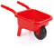 Dolu: Carriola: rosso – Giocattolo da spiaggia e giardino, per interni ed esterni, funzionale giocattolo per lavori e trasporti, facile da spingere, in plastica resistente, per bambini dai 3 anni in