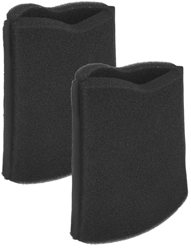 vhbw 2x Staubsaugerfilter Ersatz für Bosch 12008912 Filter für Staubsauger | Schaumstofffilter Schwarz