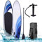 BRAST SUP Board | Aufblasbares Stand up Paddle Set | 300-320cm viele Modelle | incl. Zubehör | Paddel Pumpe Rucksack | Blau Grün Gelb Rot Türkis Orange Pink | Glider 300 Alt