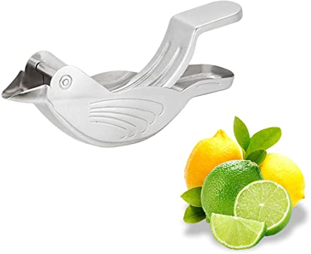 HyzaPhix Presse Agrume Manuel Presse Citron Acier Inoxydable Presse Orange Lemon Juicer Lemon Squeezer pour Citron, Orange, Ou Autres Fruits (bird)