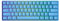 GK61 Teclado mecánico para juegos – 61 teclas multicolor RGB iluminado LED retroiluminado con cable programable para PC/Mac gamer (Gateron óptico marrón, azul)