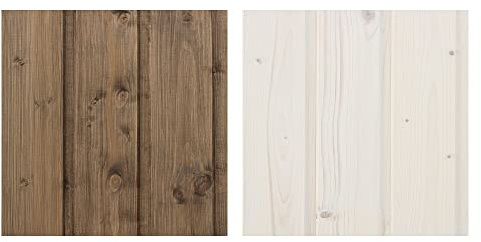 TIMBELA Lot de produits de protection pour la peinture des maisons en bois intérieur et extérieur – 10 l de produit de protection blanc + 10 l de produit de protection noir + CADEAU lots de pinceaux