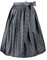 Stockerpoint Corinna Damen Midi Dirndlschürze, Grau, 34-38