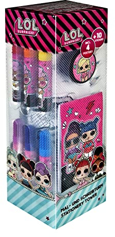 Undercover LOLO2255 LOL Surprise Mal- und Schreibturm 35-teilig, Mehrfarbig