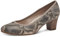 Jana Damen Pumps Kleiner Absatz Vegan, Beige (Taupe Snake), 38 EU