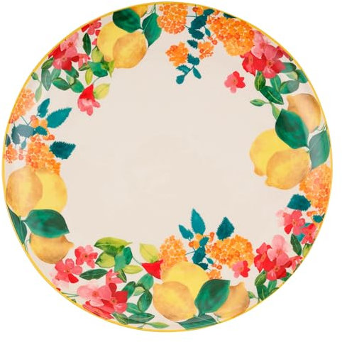 Maxwell & Williams DR0527 Platte rund, 36 cm Durchmesser - Keramik glatt, bunt - Serie Capri - mit Geschenkbox
