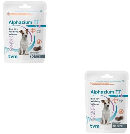 TVM Alphazium TT S | Doppelpack | 2 x 30 Stück | Ergänzungsfuttermittel für Hunde & Katzen | Mit Magnesium