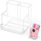 Saviland Halterung Schleifer Aufbewahrungsbox, 10 Löcher Nagelfräser & Bits Aufbewahrungsbox, Transparente Nagelbohrer-Schleifbit Organizer, Kunststoff-Nagelbohrer-Werkzeug-Displayer-Halter