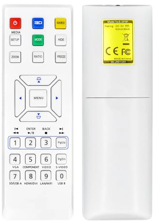 GOUYESHO Beamer Fernbedienung Für ACER Projector Kompatibel mit E-26091 E-26171 RC-JSE28-190 H7532BD E152D HE-812 H6510BD PE-X23 P1273 P1341W H5360BD