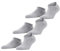 FALKE Cool Kick Sneaker Multipack U Sn respirantes unies lot de 3 paires, Chaussettes basses Mixte, Gris Light Grey Melange 3775, 42-43