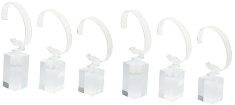 GALPADA Transparenter Acryl Uhrenständer C-Förmig 14.8X6.5X6 Cm Uhrenhalter Für Herren Und Damen Zur Sicheren Aufbewahrung Und Präsentation Von Uhren