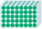 1000 Stück, 25mm - Klebepunkte Grün, Grüne Punkte Aufkleber Sticker, Runde Punktaufkleber Markierungspunkte