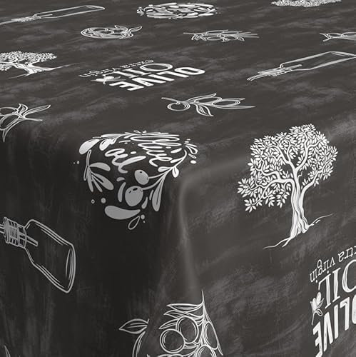 Wachstuchtischdecke Wachstuch in 1,4m Br. glatt Verschiedene Designs PVC Tischdecke Garten Küche Länge wählbar (Sabine, 140cm x 180cm)