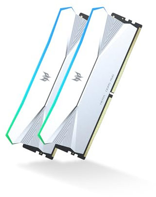 Acer Predator Hera DDR5 RGB RAM 48GB (24GBx2) 8400MHz CL40 Computer Memory (only for Z890&X870) AMD EXPO Intel XMP Compatible, Silver