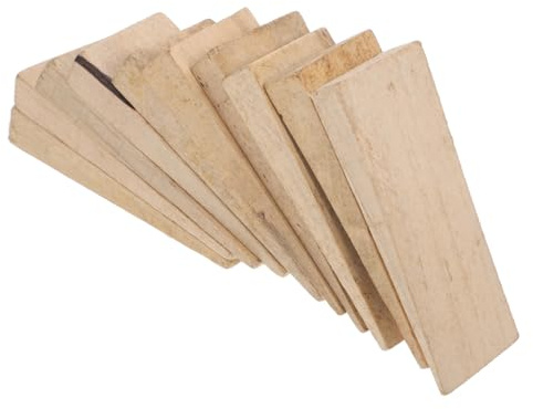 BESTonZON 10 Stück Keil spalten Holzkeile Axtgriffe ersetzen Beige