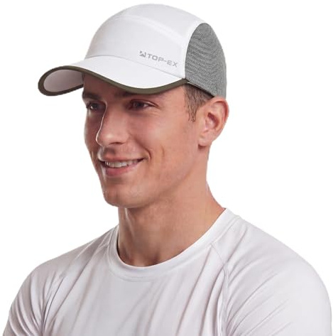 TOP-EX Atmungsaktive Baseball Cap Herren Damen Weiß XL/XXL
