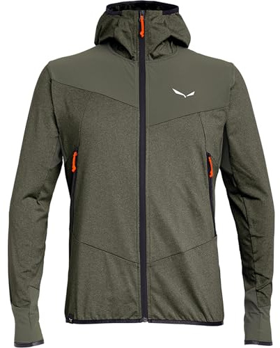 Salewa Herren Agner Hybrid Jacke, faded green melange, M