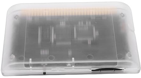 Annadue Carte de Jeu 4000 en 1, Compatible avec les Consoles Mega Drive MD1, MD2, MD3, CD X et 32X, avec une Carte Mémoire de 8 Go, pour Jeux Master System et 32X. (Blanc transparent)