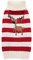 Balacoo Hundepullover, weihnachtliches Rentier-Motiv, Weihnachtsmuster, Weihnachtsmuster, Weihnachtskostüm, Größe M (rot)