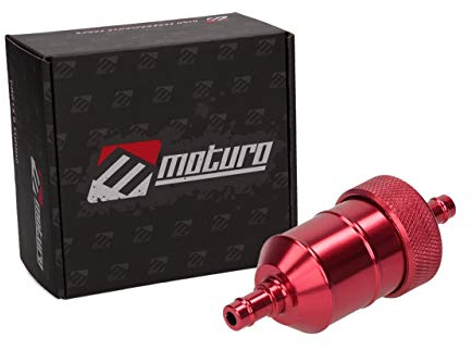 Moturo Benzinfilter alu für Pocket Bike Dirt Bike Scooter und Quad Modelle